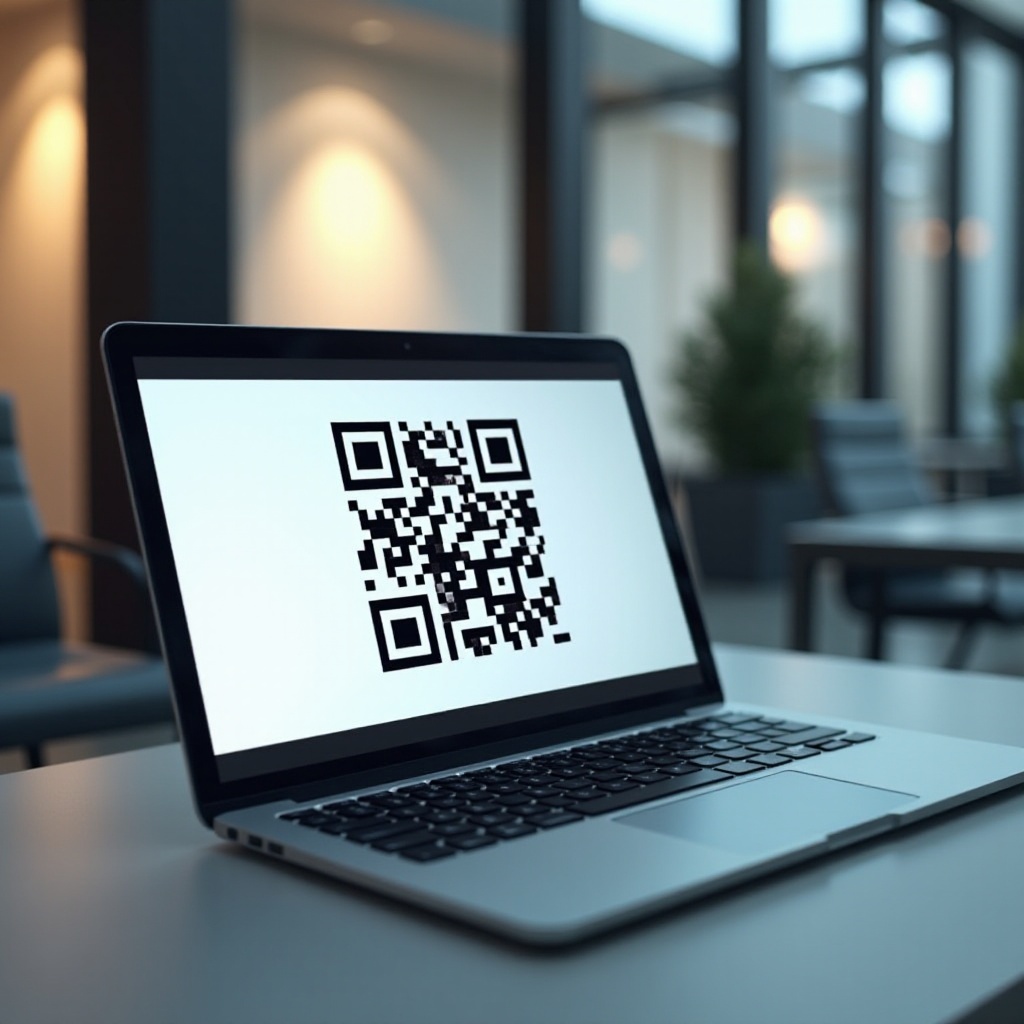 laptop qr code scannen
