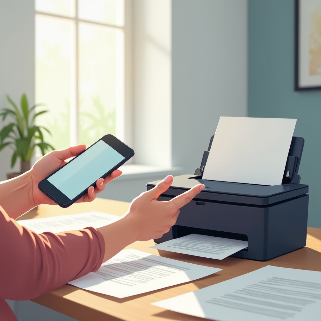 drucker einrichten handy